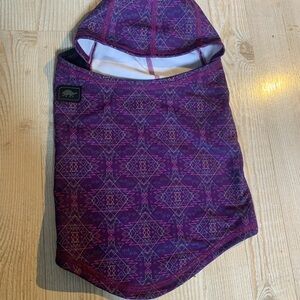 Turtle Fur face/neck covering Purple winter ski mask